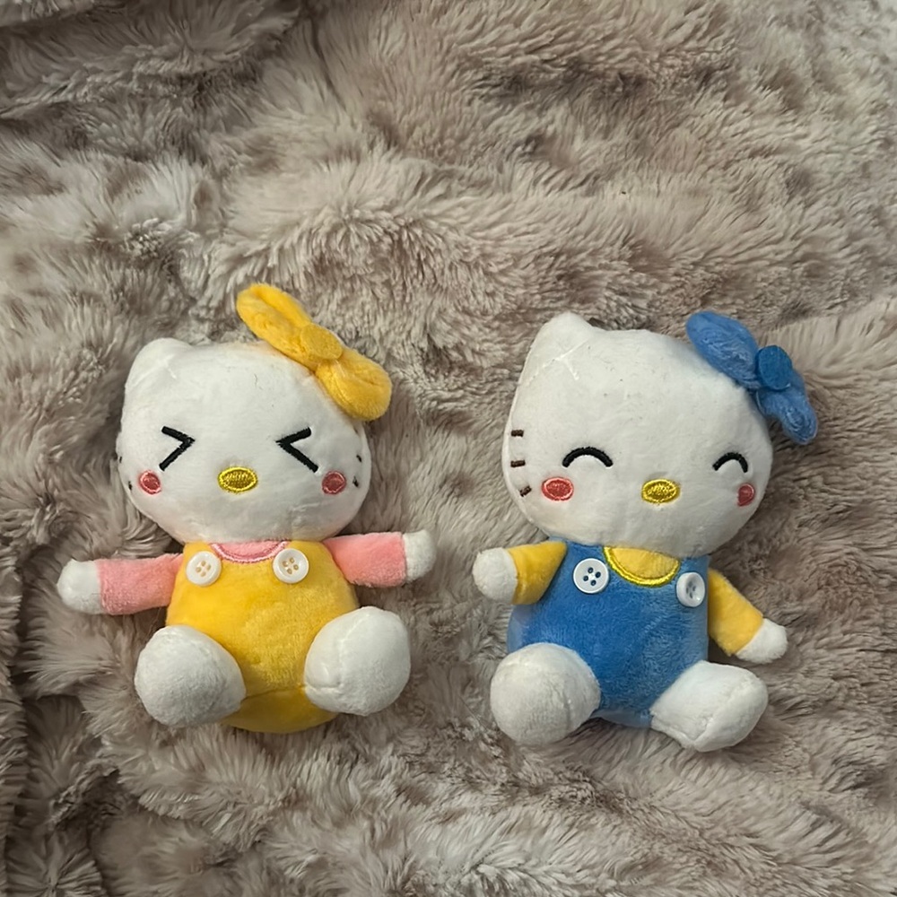 Hello Kitty plushies